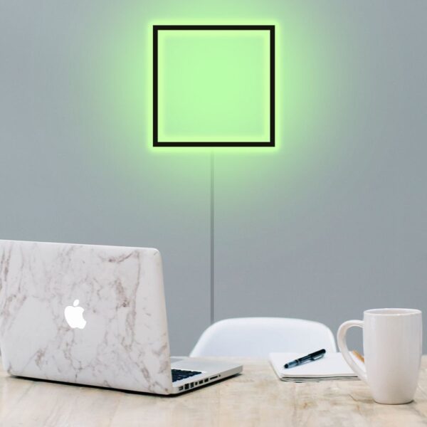 Cube RGB Wall Lamp On Wall