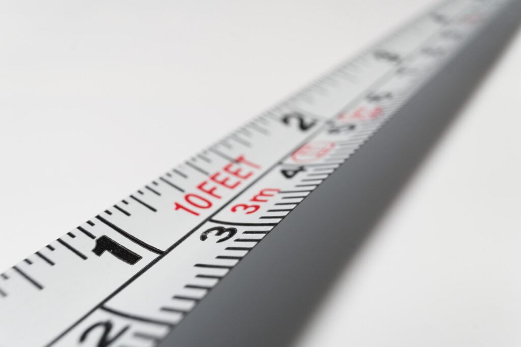ruler to measure hand size